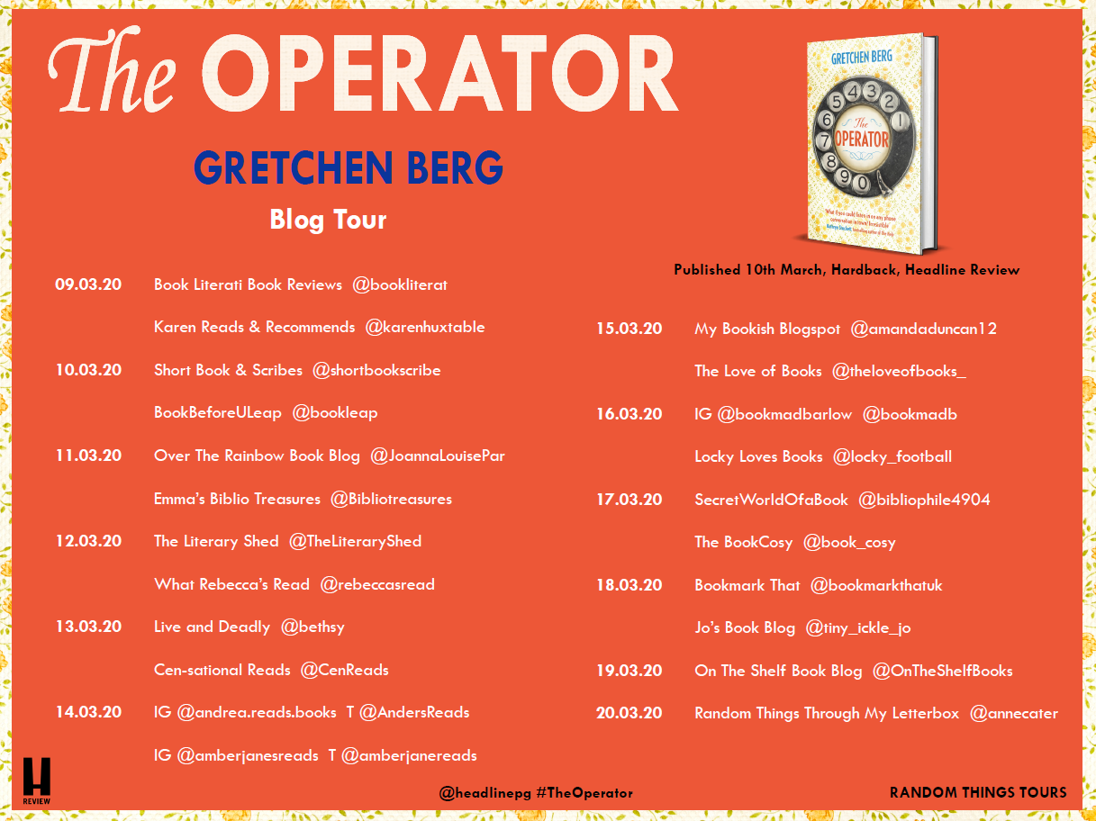 The Operator blog tour card