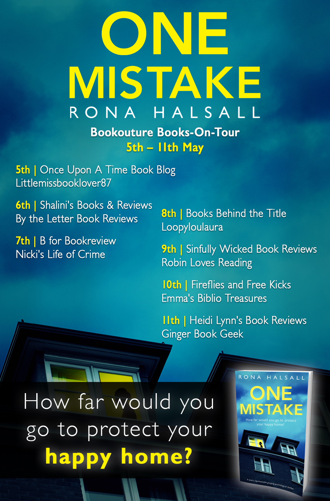 One Mistake - Blog Tour Poster