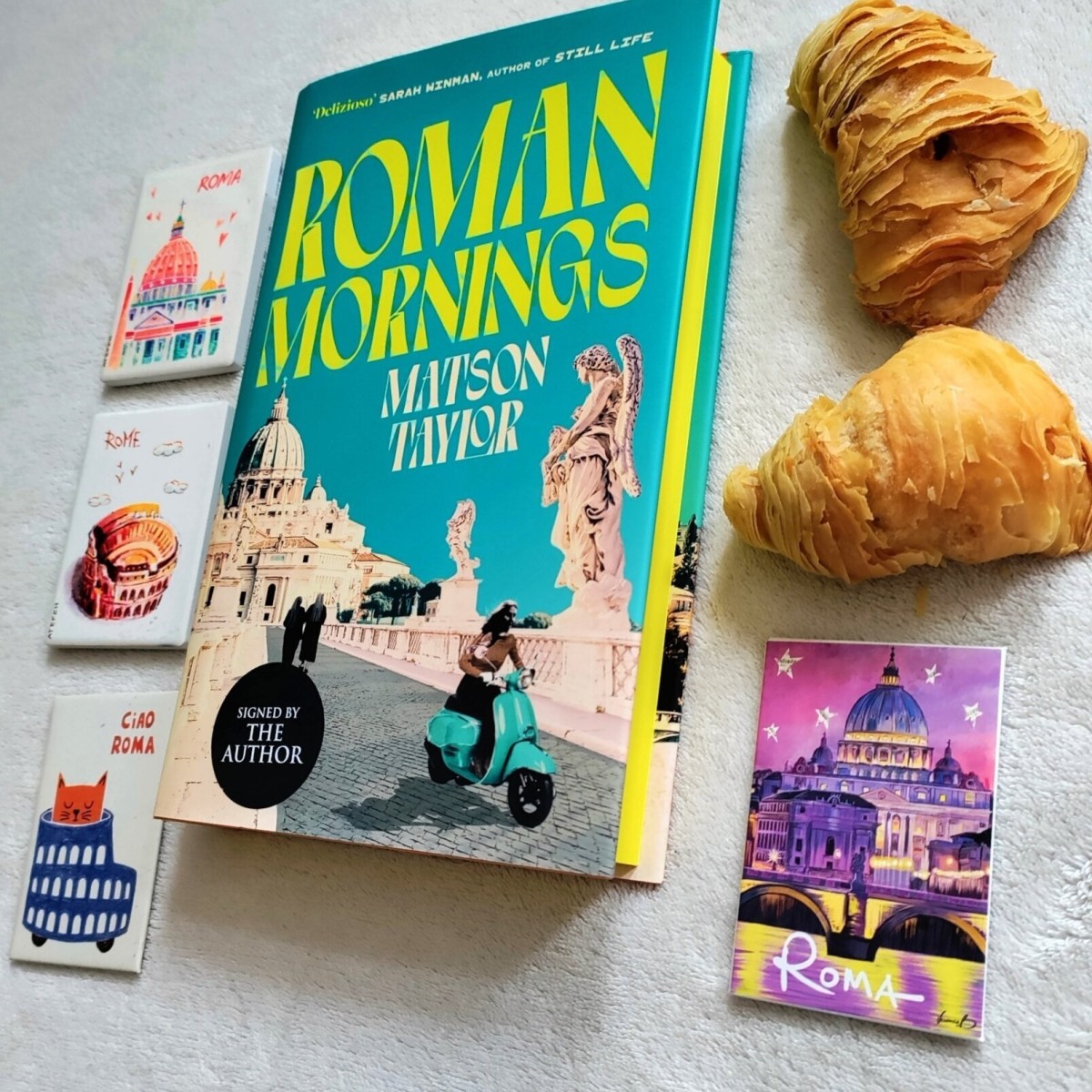 SQUADPOD BOOK CLUB: Roman Mornings by Matson&nbsp;Taylor